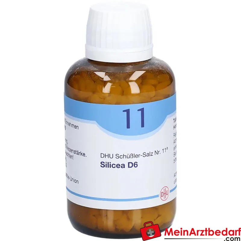 DHU Schüßler‑Salz Nr. 11 Silicea D6 250 mg Tabletten 80 Stück