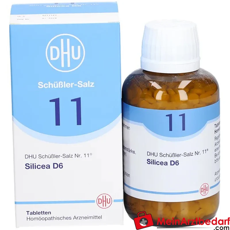 DHU Schüßler‑Salz Nr. 11 Silicea D6 250 mg Tabletten 80 Stück