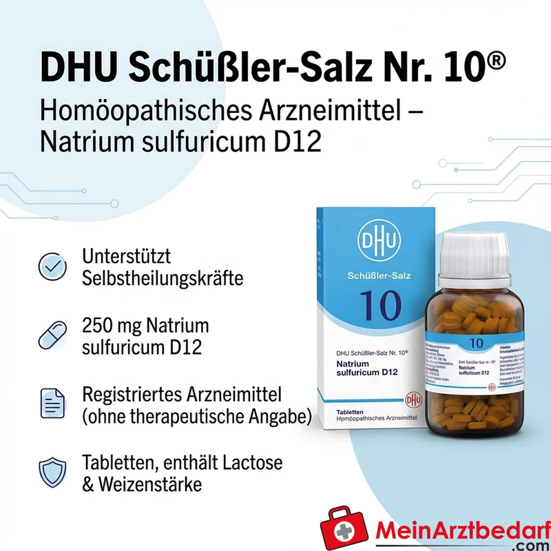 DHU Schüßler-Salz Nr. 10 Natrium sulfuricum D12 Tabletten 250 mg
