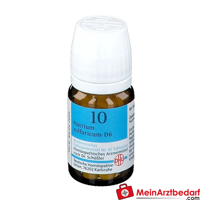 DHU Schüßler‑Salz Nr. 10 Natrium sulfuricum D6 Tabletten 80 St.