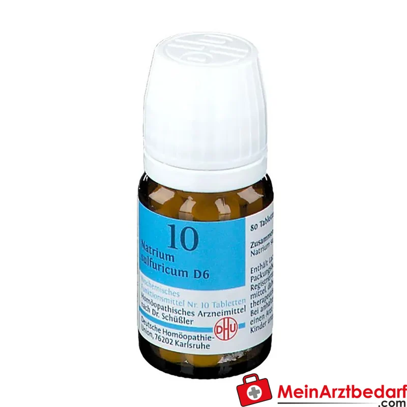 DHU Schüßler‑Salz Nr. 10 Natrium sulfuricum D6 Tabletten 80 St.