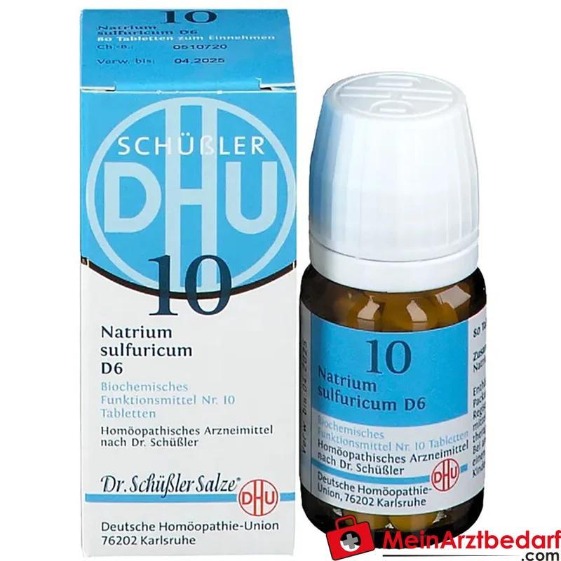 DHU Schüßler‑Salz Nr. 10 Natrium sulfuricum D6 Tabletten 80 St.