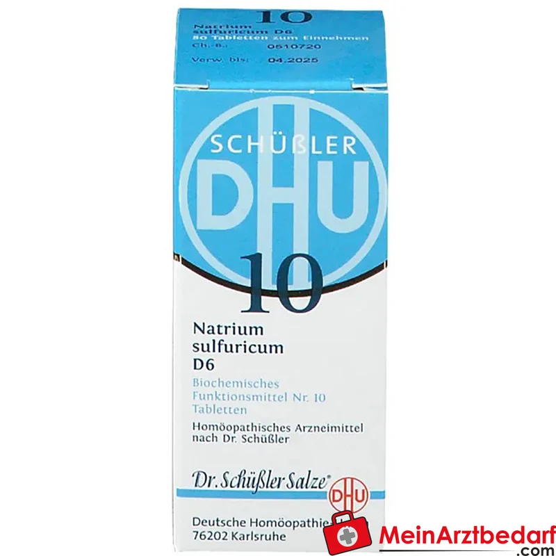DHU Schüßler‑Salz Nr. 10 Natrium sulfuricum D6 Tabletten 80 St.