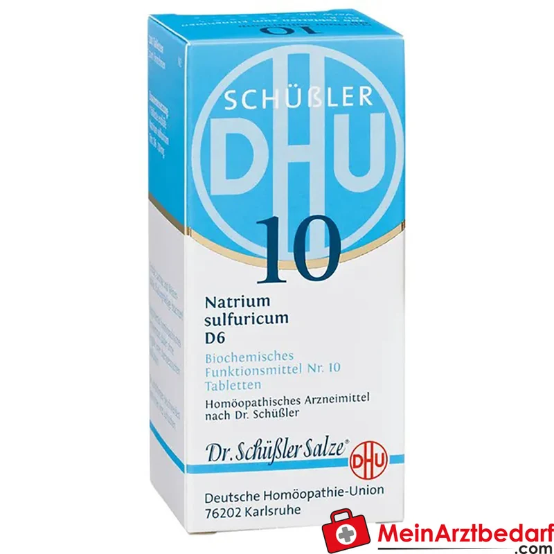 DHU Schüßler‑Salz Nr. 10 Natrium sulfuricum D6 Tabletten 80 St.