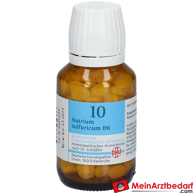 DHU Schüßler‑Salz Nr. 10 Natrium sulfuricum D6 Tabletten 80 St.