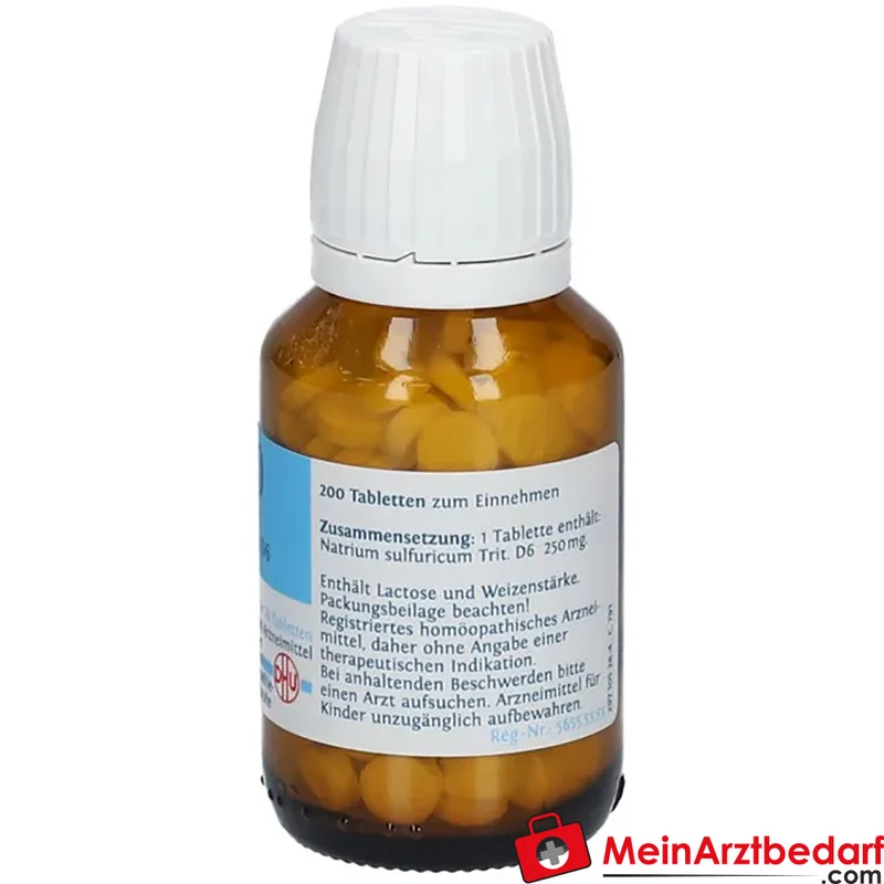 DHU Schüßler‑Salz Nr. 10 Natrium sulfuricum D6 Tabletten 80 St.