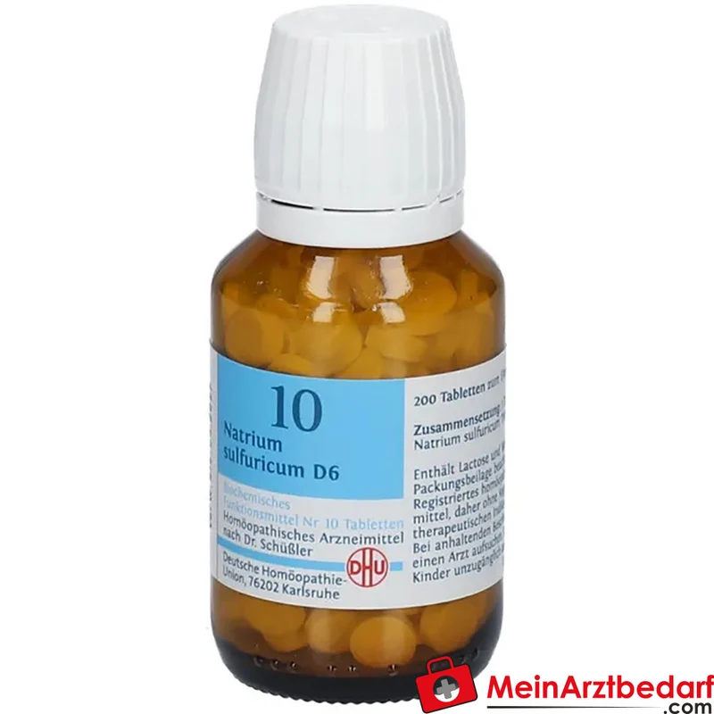 DHU Schüßler‑Salz Nr. 10 Natrium sulfuricum D6 Tabletten 80 St.