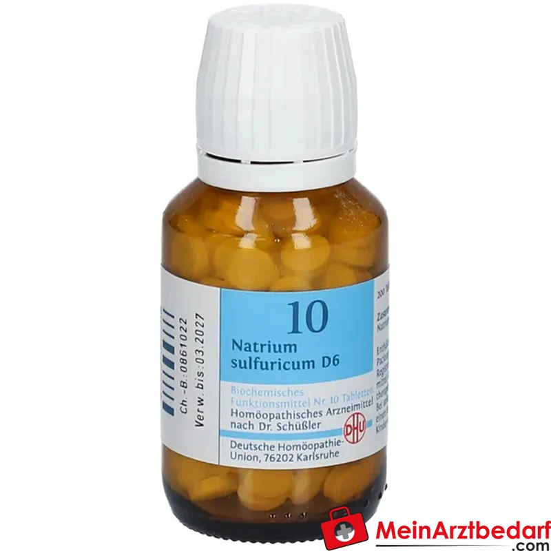 DHU Schüßler‑Salz Nr. 10 Natrium sulfuricum D6 Tabletten 80 St.