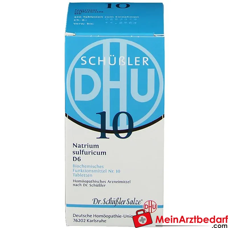 DHU Schüßler‑Salz Nr. 10 Natrium sulfuricum D6 Tabletten 80 St.