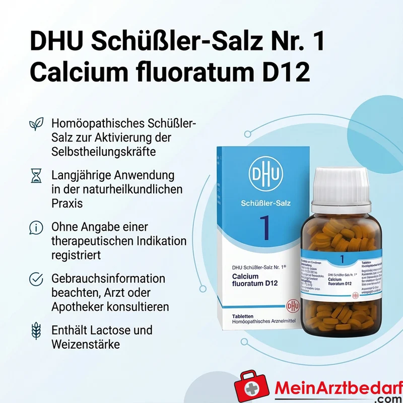 DHU Schüßler-Salz Nr. 1 Calcium fluoratum D12 Globuli 80 g