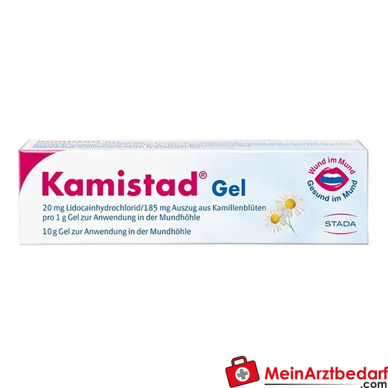 Kamistad Lidocain Mundgel bei Zahnfleisch- und Mundschleimhautentzündung