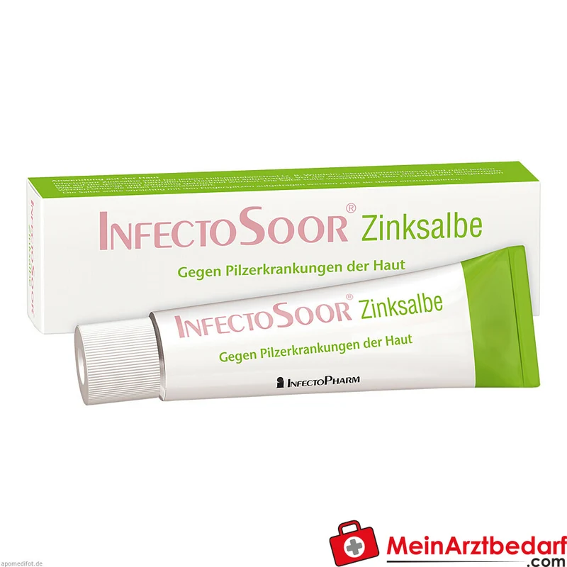 InfectoSoor Zinksalbe 2,5 mg Miconazolnitrat und 150 mg Zinkoxid