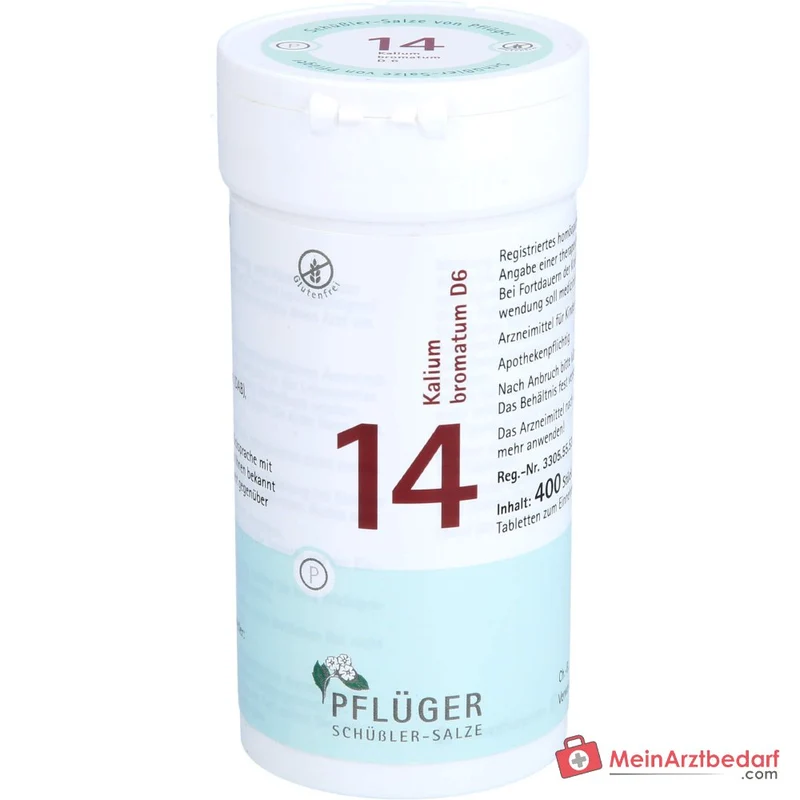 Biochemie Pflüger® Nr. 14 Kalium bromatum D6 250 mg Tabletten 100 Stück