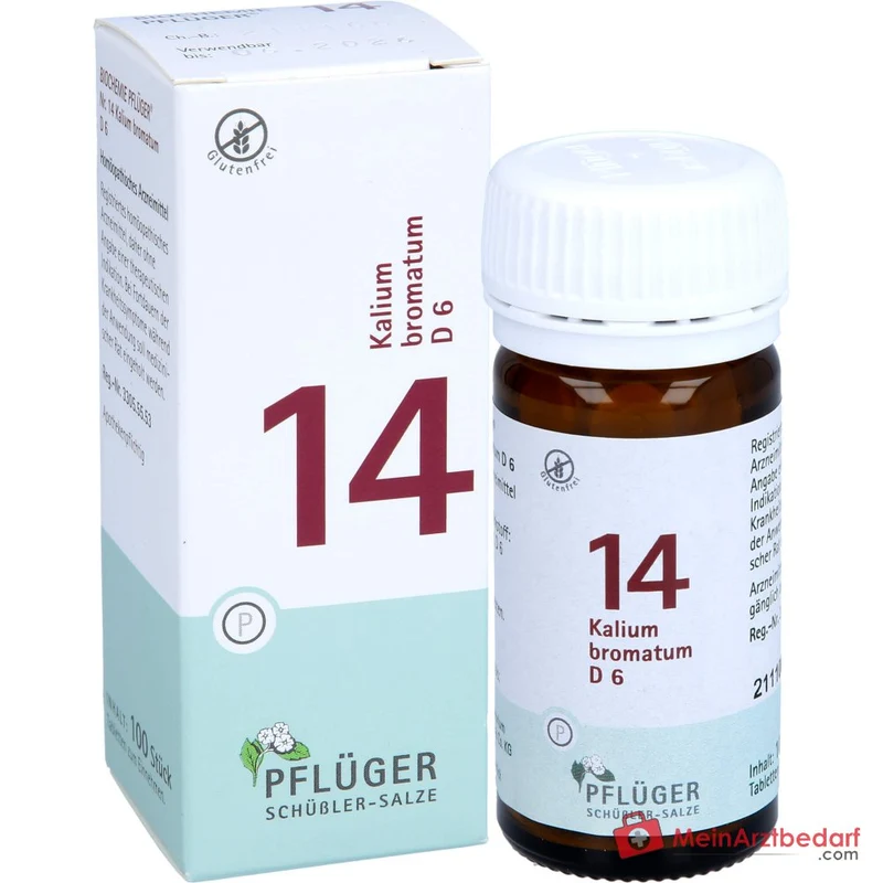 Biochemie Pflüger® Nr. 14 Kalium bromatum D6 250 mg Tabletten 100 Stück
