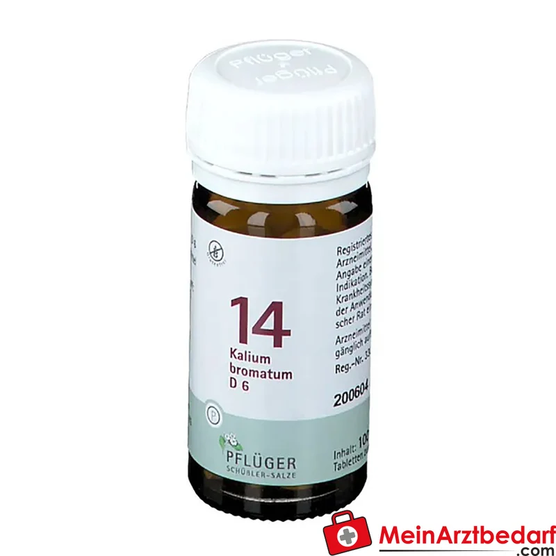 Biochemie Pflüger® Nr. 14 Kalium bromatum D6 250 mg Tabletten 100 Stück