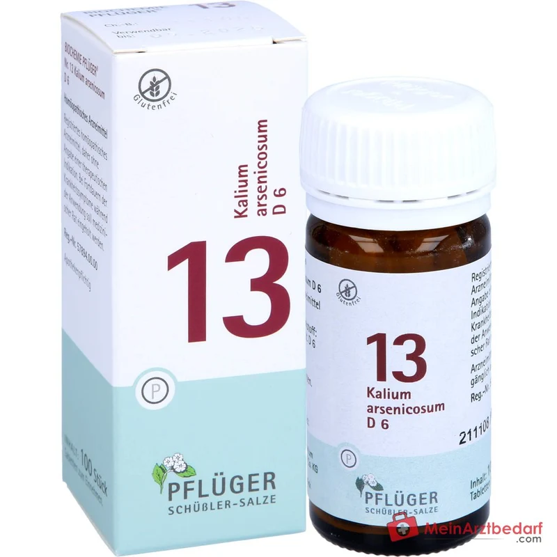 Biochemie Pflüger Nr. 13 Kalium arsenicosum D6 Tabletten 100 St
