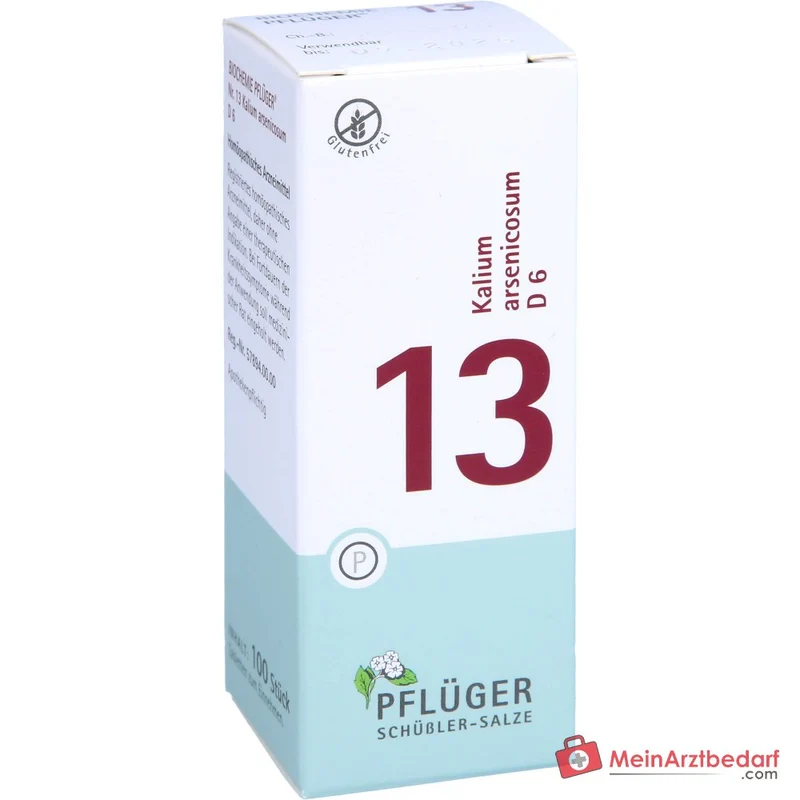 Biochemie Pflüger Nr. 13 Kalium arsenicosum D6 Tabletten 100 St