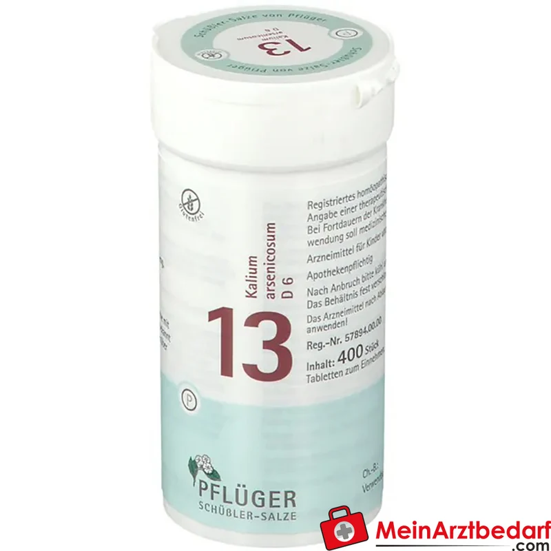 Biochemie Pflüger Nr. 13 Kalium arsenicosum D6 Tabletten 100 St