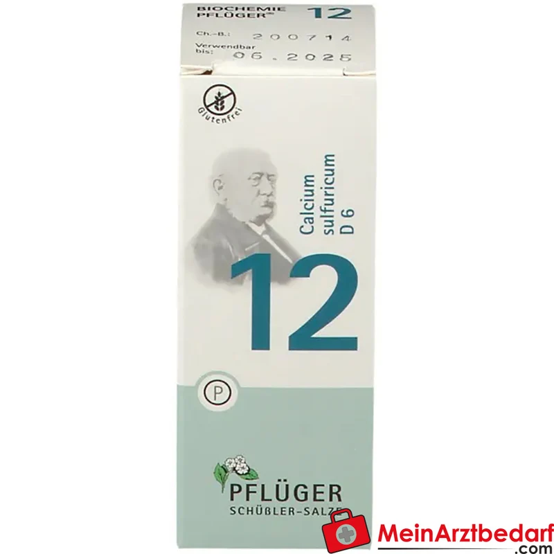 Biochemie Pflüger Nr. 12 Calcium sulfuricum D6 250 mg Tabletten 100 Stück