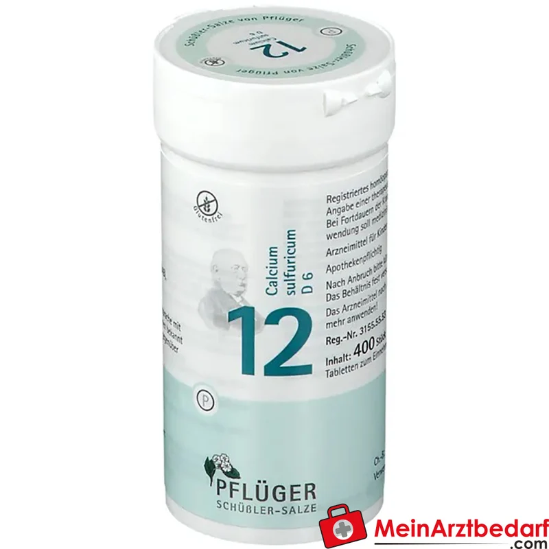 Biochemie Pflüger Nr. 12 Calcium sulfuricum D6 250 mg Tabletten 100 Stück
