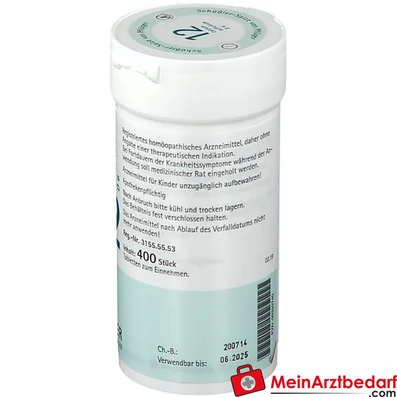 Biochemie Pflüger Nr. 12 Calcium sulfuricum D6 250 mg Tabletten 100 Stück