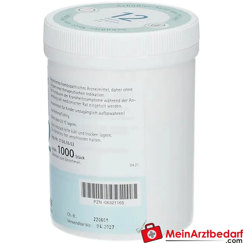 Biochemie Pflüger Nr. 12 Calcium sulfuricum D6 250 mg Tabletten 100 Stück