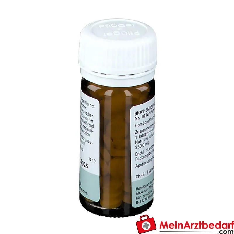 Biochemie Pflüger Nr. 10 Natrium sulfuricum D6 Tabletten Acidum silicicum D12 250 mg