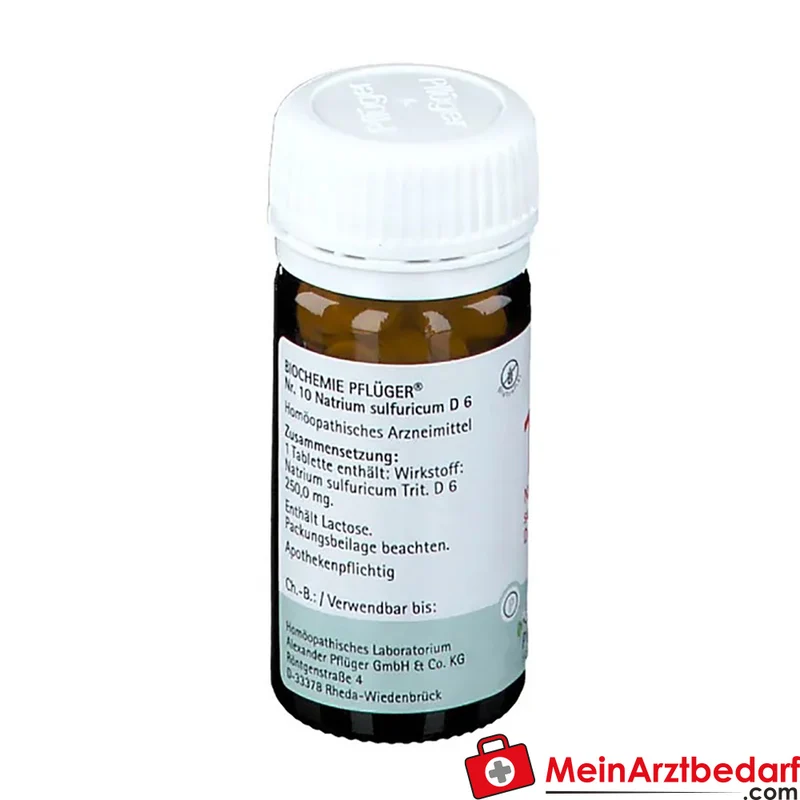 Biochemie Pflüger Nr. 10 Natrium sulfuricum D6 Tabletten Acidum silicicum D12 250 mg