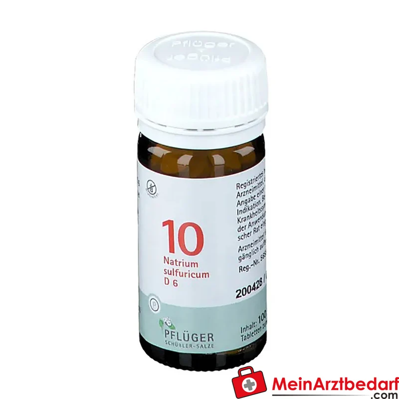 Biochemie Pflüger Nr. 10 Natrium sulfuricum D6 Tabletten Acidum silicicum D12 250 mg