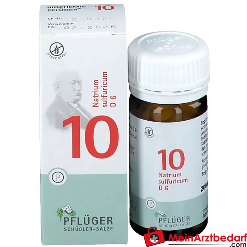 Biochemie Pflüger Nr. 10 Natrium sulfuricum D6 Tabletten Acidum silicicum D12 250 mg