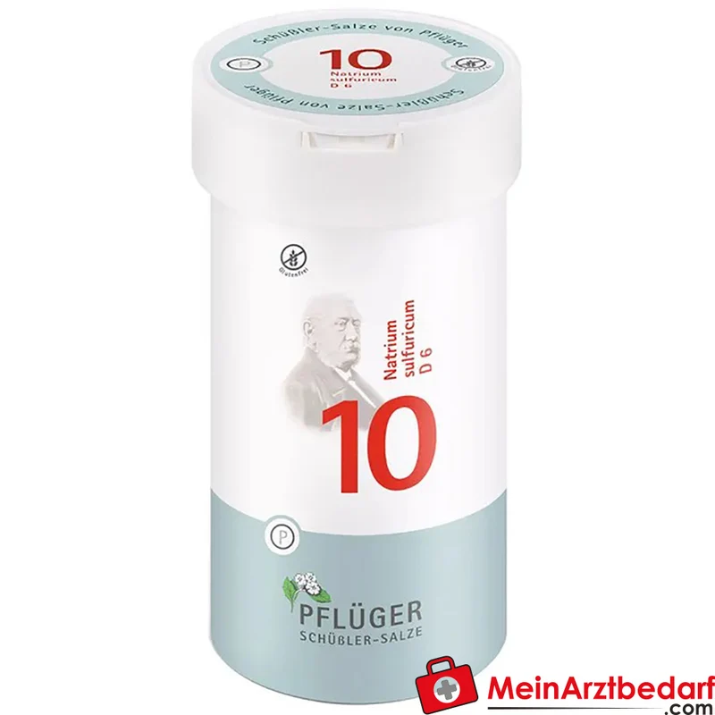 Biochemie Pflüger Nr. 10 Natrium sulfuricum D6 Tabletten Acidum silicicum D12 250 mg