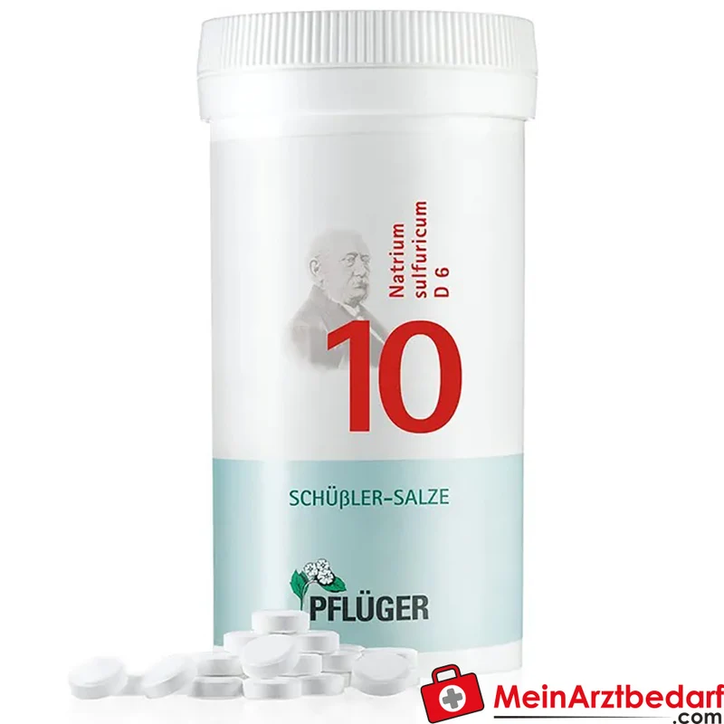 Biochemie Pflüger Nr. 10 Natrium sulfuricum D6 Tabletten Acidum silicicum D12 250 mg