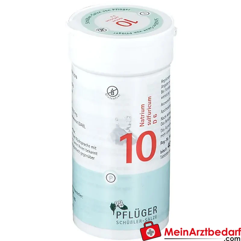 Biochemie Pflüger Nr. 10 Natrium sulfuricum D6 Tabletten Acidum silicicum D12 250 mg