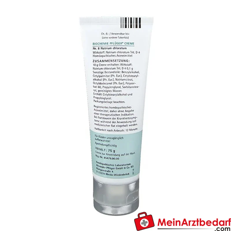 Biochemie Pflüger Nr. 8 Natrium chloratum D4 Creme 10 mg