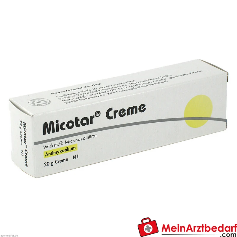 Micotar Miconazolnitrat 20 mg/g Creme gegen Hautpilz