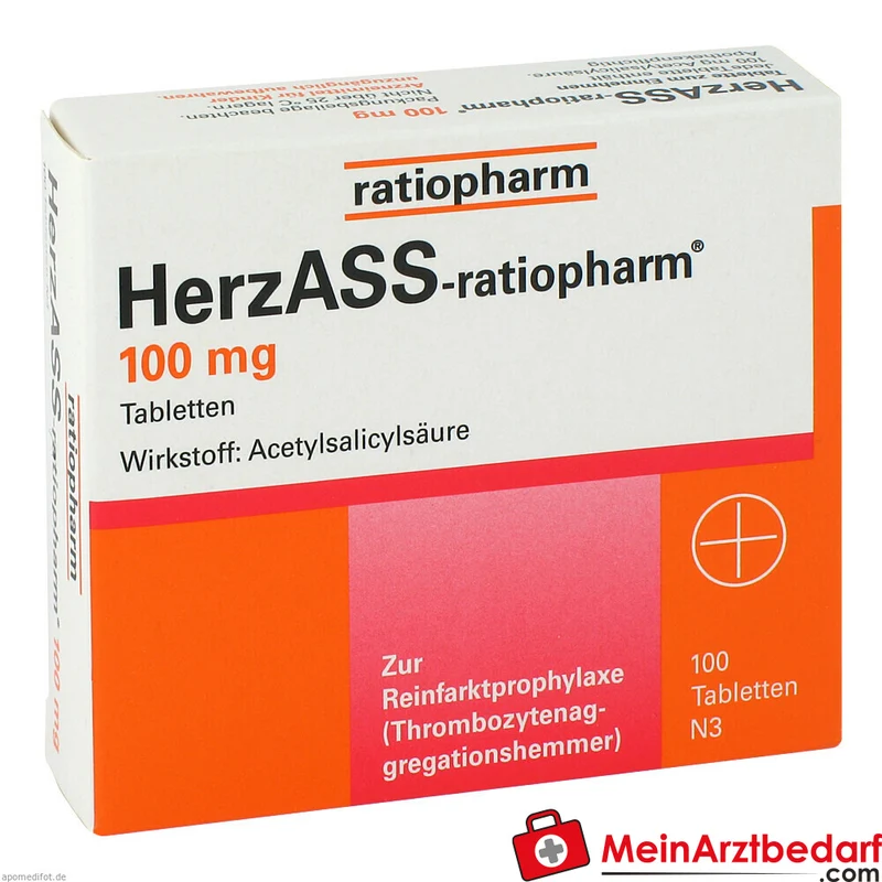 HerzASS-ratiopharm 100 mg Tabletten