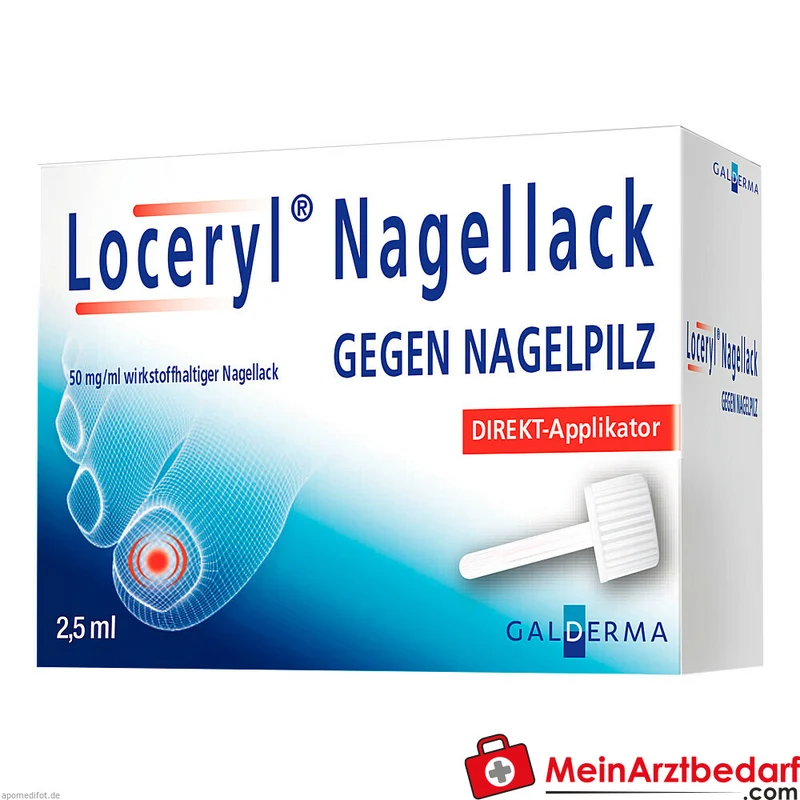Loceryl Nagellack Amorolfin 50 mg/ml gegen Nagelpilz