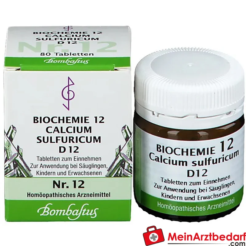 Bombastus Biochemie 12 Calcium sulfuricum D12 Tabletten 250 mg