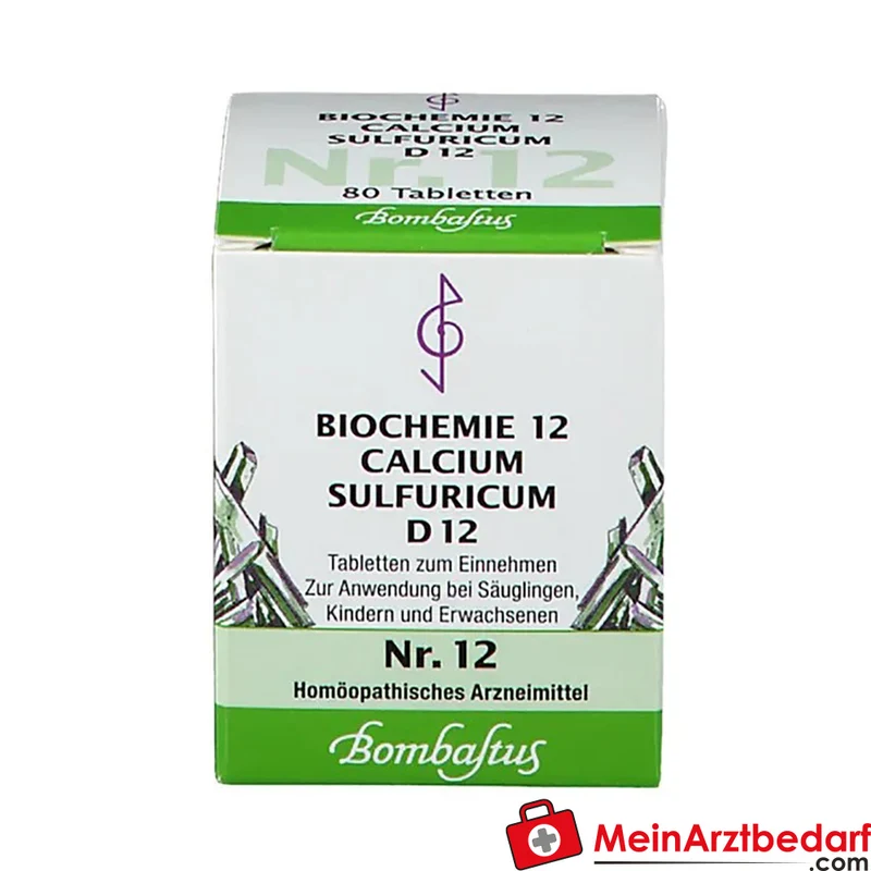 Bombastus Biochemie 12 Calcium sulfuricum D12 Tabletten 250 mg