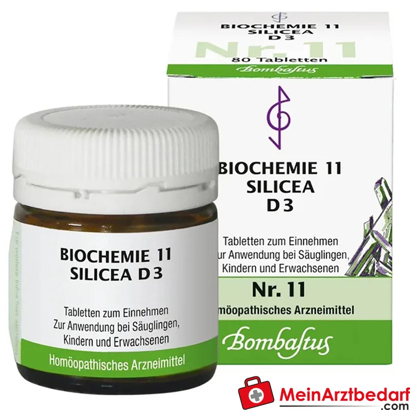 Bombastus Biochemie 11 Silicea D3 Tabletten Acidum silicicum D3 250 mg