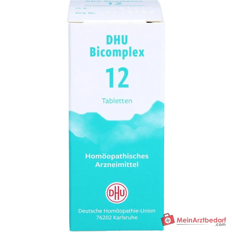DHU Bicomplex 12 Tabletten 25 mg (CaF D12, KPh D6, NaCl, MgPh D6)