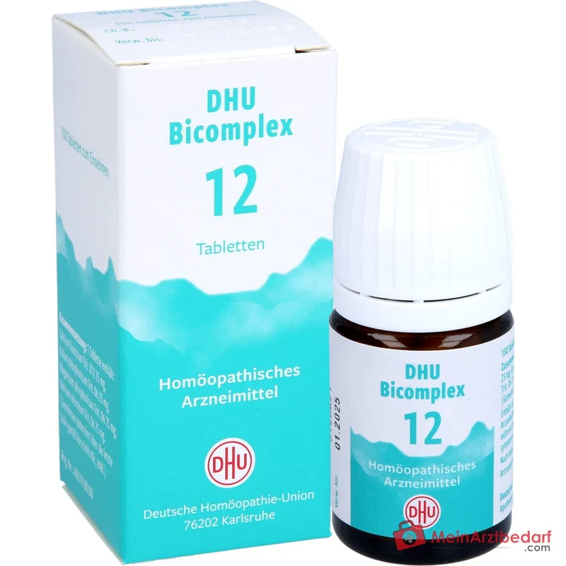 DHU Bicomplex 12 Tabletten 25 mg (CaF D12, KPh D6, NaCl, MgPh D6)