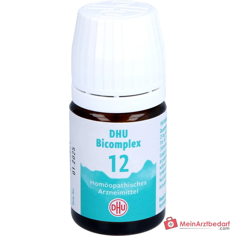 DHU Bicomplex 12 Tabletten 25 mg (CaF D12, KPh D6, NaCl, MgPh D6)