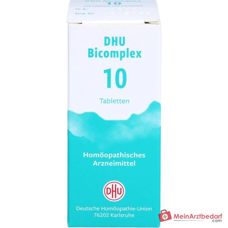 DHU Bicomplex 10 Globuli Calcium fluoratum D12, Kalium phosphoricum, Acidum silicicum D12, Natrium chloratum D6