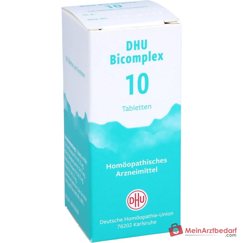 DHU Bicomplex 10 Globuli Calcium fluoratum D12, Kalium phosphoricum, Acidum silicicum D12, Natrium chloratum D6