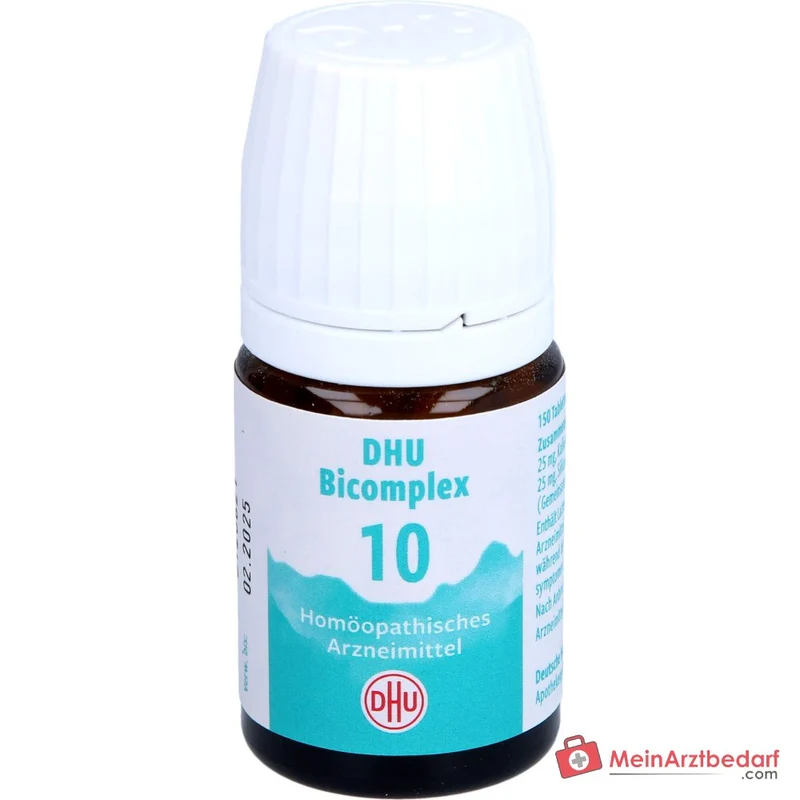 DHU Bicomplex 10 Globuli Calcium fluoratum D12, Kalium phosphoricum, Acidum silicicum D12, Natrium chloratum D6