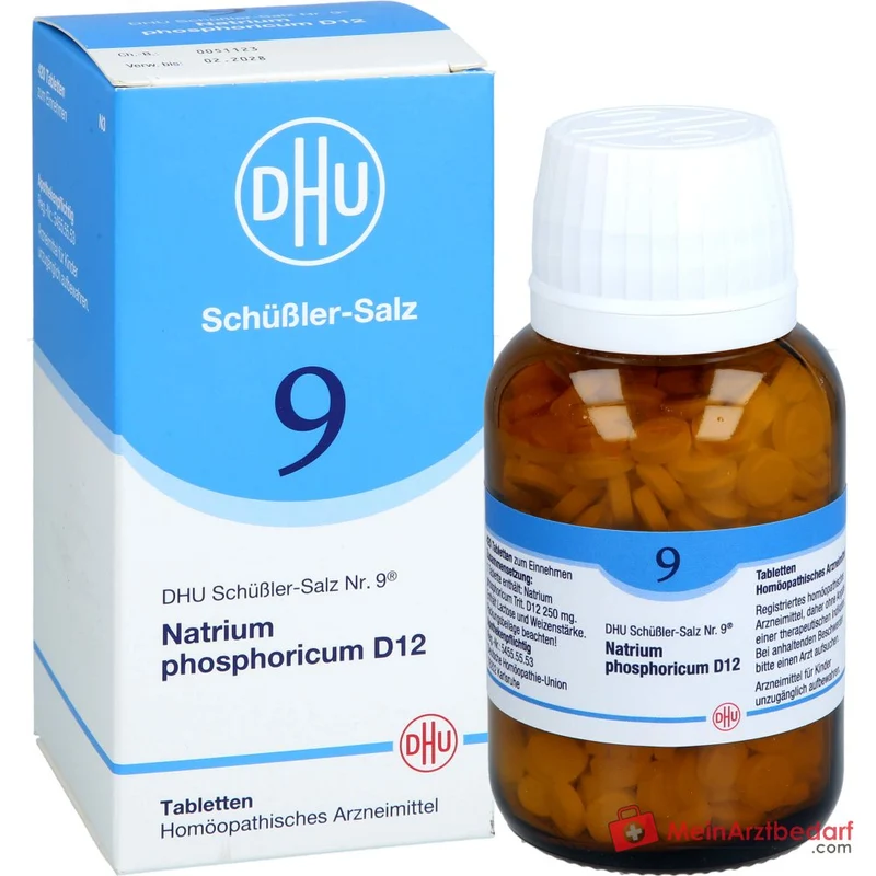DHU Biochemie Natrium phosphoricum D12 250 mg Tabletten