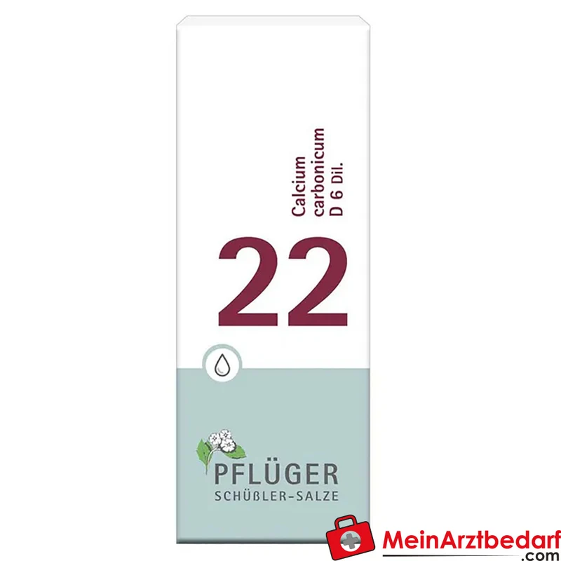 Pflüger Biochemie Nr. 22 Calcium carbonicum Hahnemanni D6 Tropfen, 30 ml