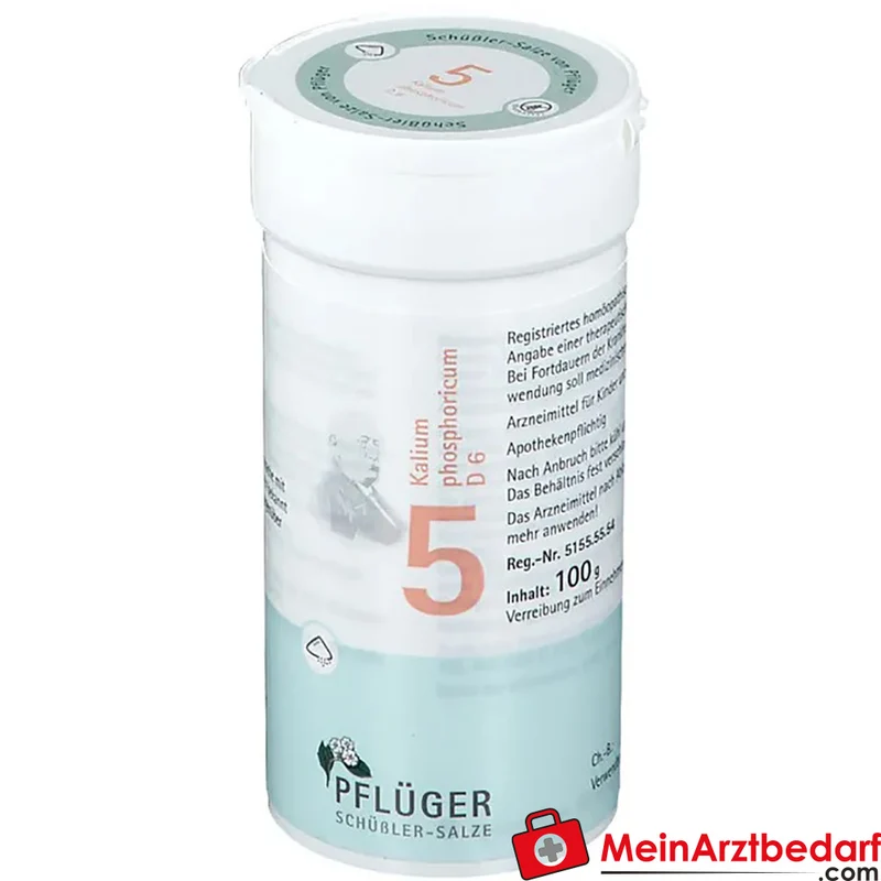 Pflüger Biochemie Nr. 5 Kalium phosphoricum D6 Pulver, 100 g