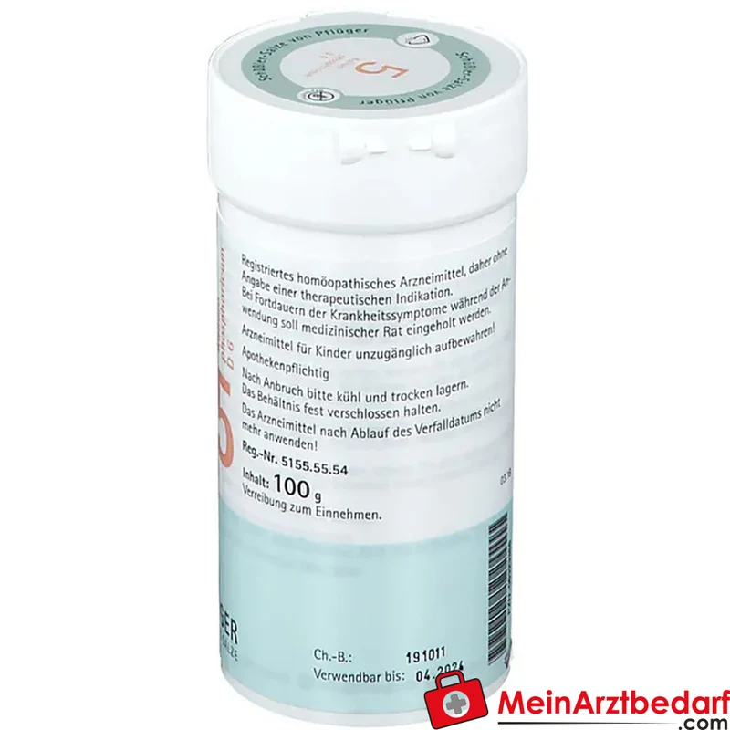 Pflüger Biochemie Nr. 5 Kalium phosphoricum D6 Pulver, 100 g